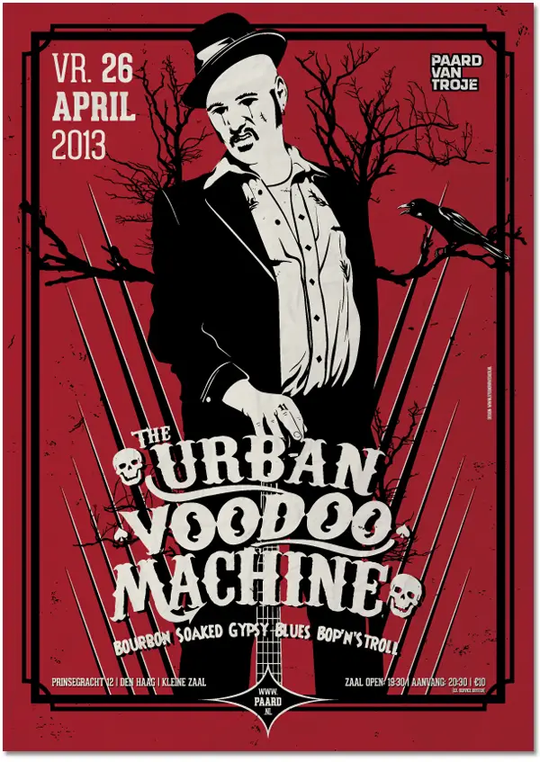 The Urban Voodoo Machine release "Rare Gumbo" and visit the Benelux
